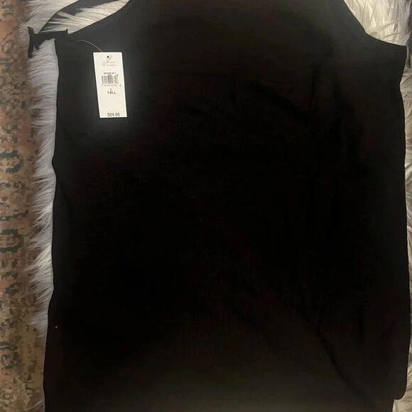 Gap nwt large tall black halter top - Picture 2 of 6